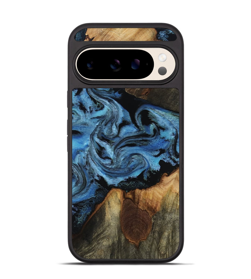 Pixel 10 Wood Phone Case - Kadeem (Blue, 817508)
