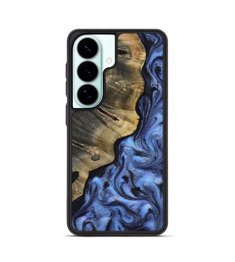 Galaxy S26 Wood Phone Case - Baker (Blue, 817512)