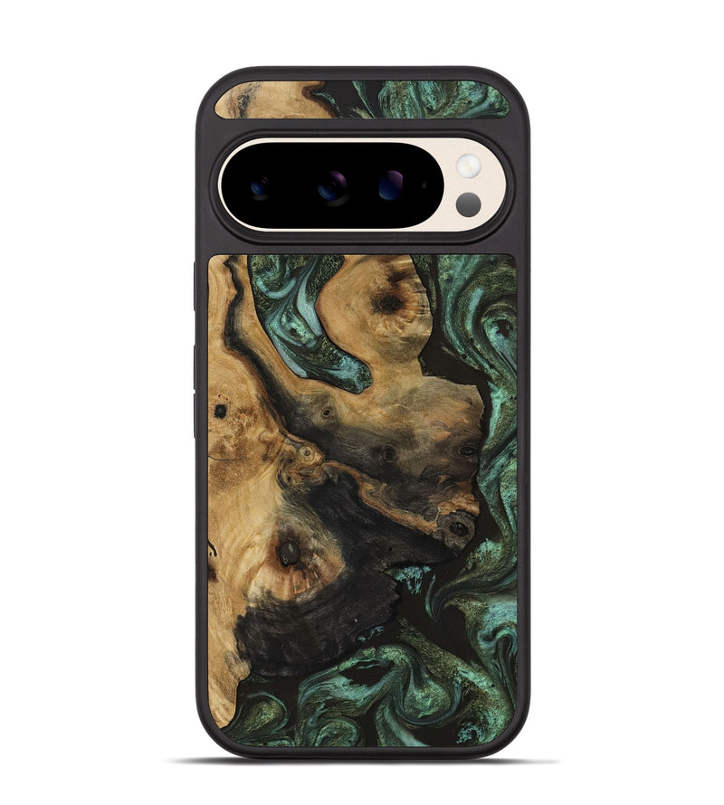 Pixel 10 Pro Wood Phone Case - Stephen (Green, 817522)