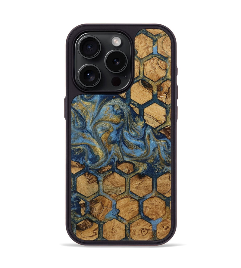 iPhone 15 Pro Wood Phone Case - Haywood (Pattern, 817528)