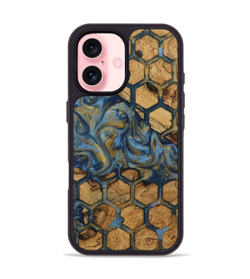 iPhone 16 Wood Phone Case - Haywood (Pattern, 817528)