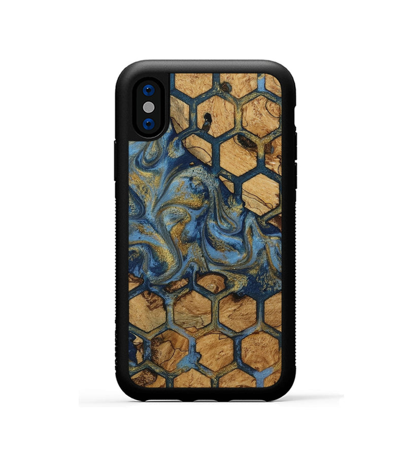 iPhone Xs Wood Phone Case - Haywood (Pattern, 817528)