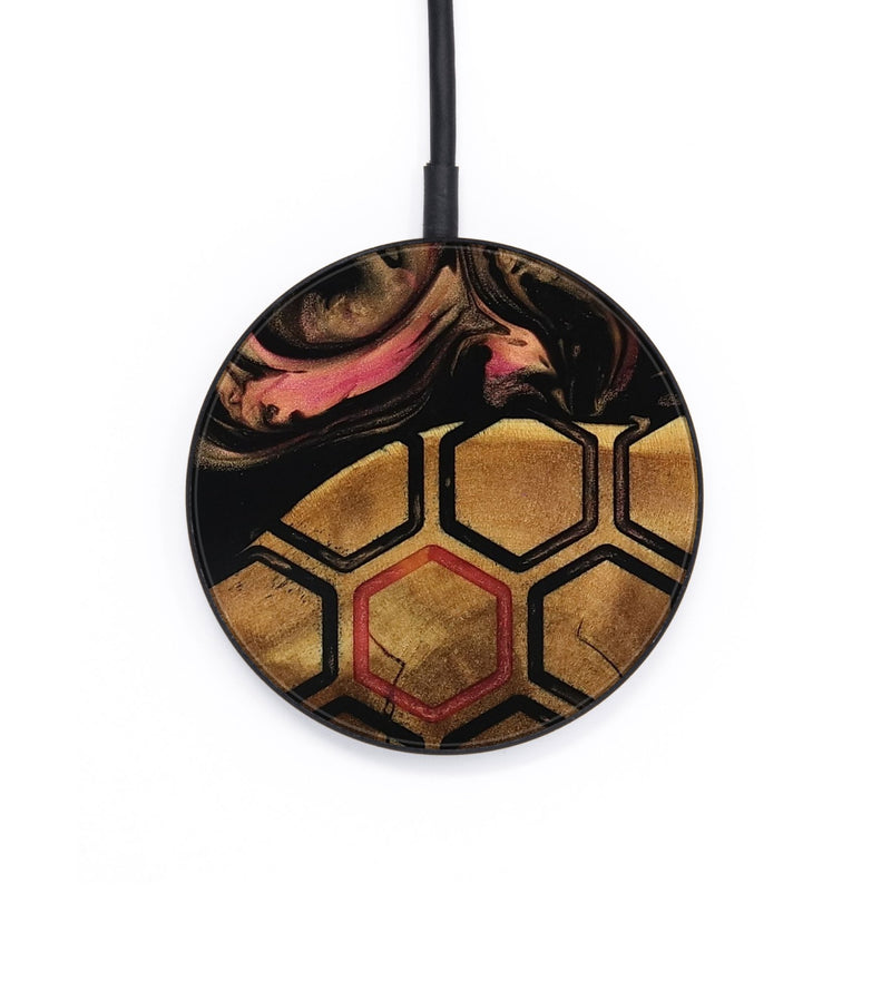 Circle Wood Wireless Charger - Damir (Pattern, 817535)