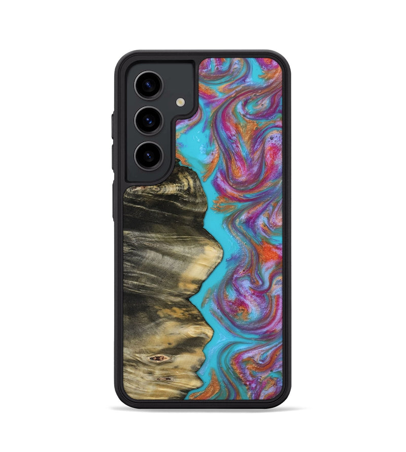 Galaxy S24 Wood Phone Case - Louella (Blue, 817542)