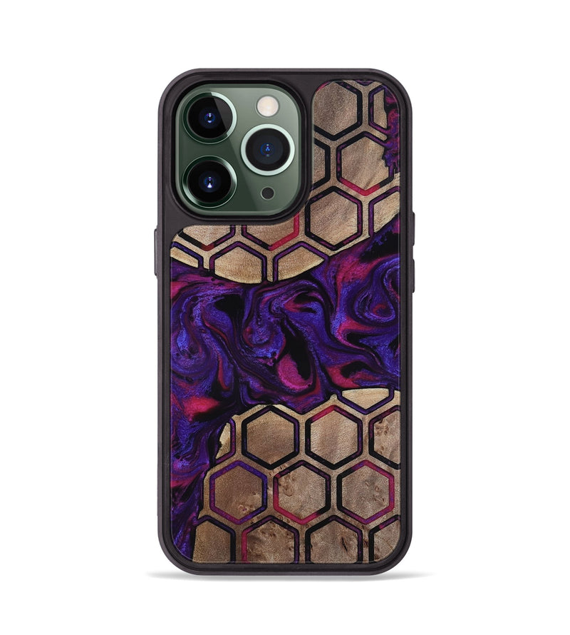 iPhone 13 Pro Wood Phone Case - Malayah (Pattern, 817563)