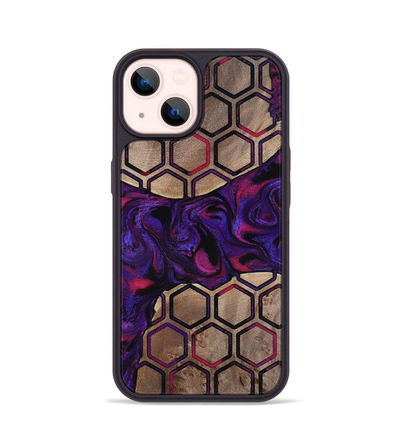 iPhone 14 Wood Phone Case - Malayah (Pattern, 817563)