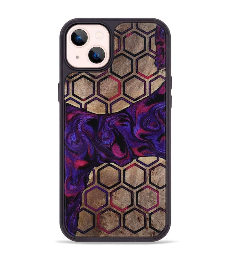 iPhone 14 Plus Wood Phone Case - Malayah (Pattern, 817563)