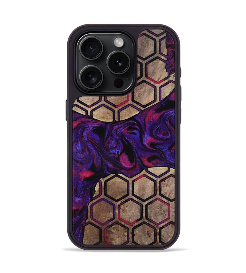 iPhone 15 Pro Wood Phone Case - Malayah (Pattern, 817563)
