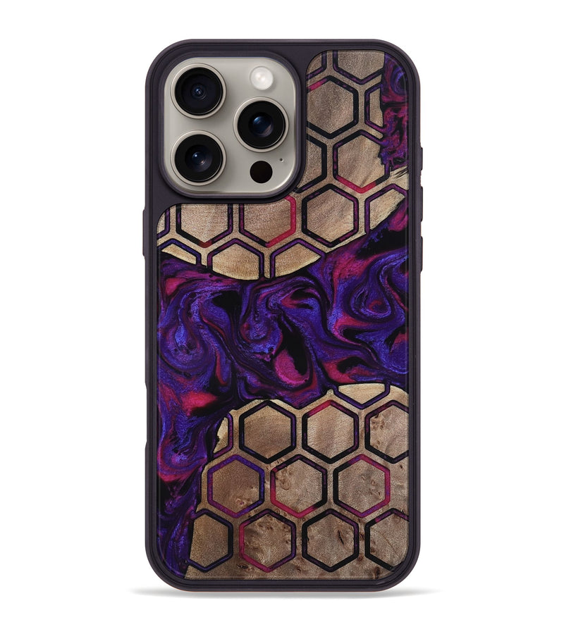 iPhone 16 Pro Max Wood Phone Case - Malayah (Pattern, 817563)