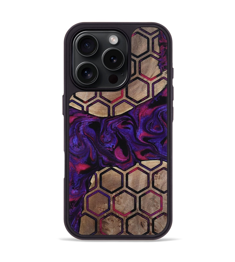 iPhone 16 Pro Wood Phone Case - Malayah (Pattern, 817563)