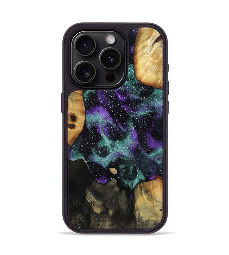 iPhone 15 Pro Wood Phone Case - Lenard (Cosmos, 817568)