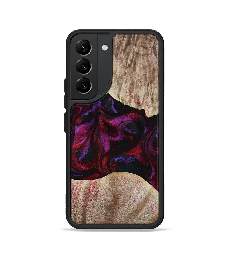 Galaxy S22 Wood Phone Case - Eliana (Red, 817620)