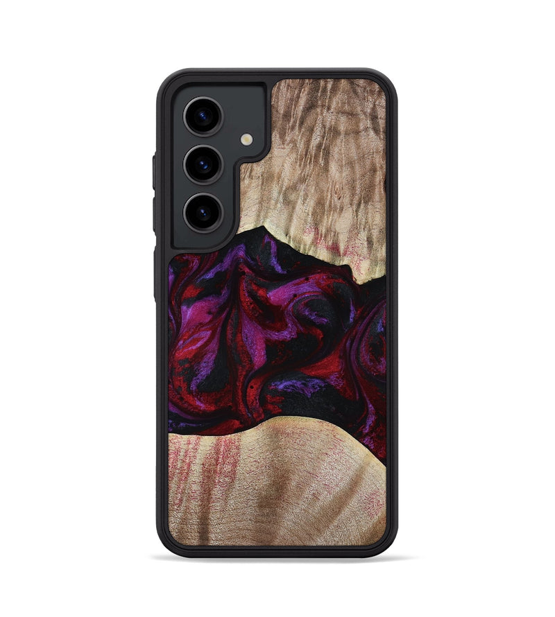 Galaxy S24 Wood Phone Case - Eliana (Red, 817620)