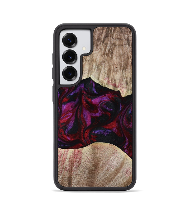 Galaxy S25 Wood Phone Case - Eliana (Red, 817620)