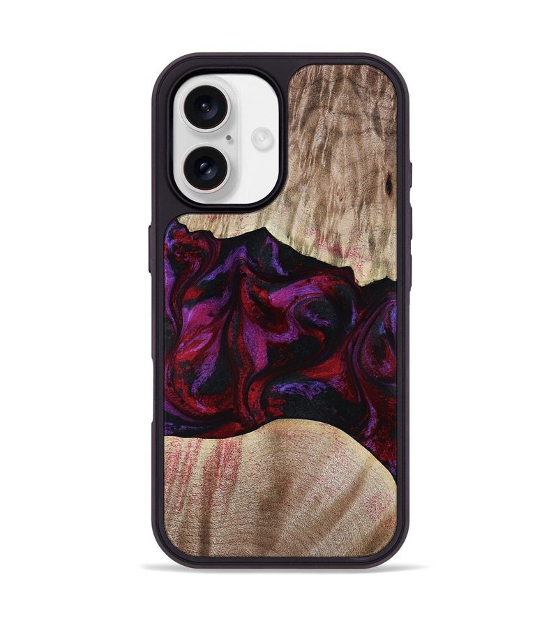 iPhone 17 Wood Phone Case - Eliana (Red, 817620)