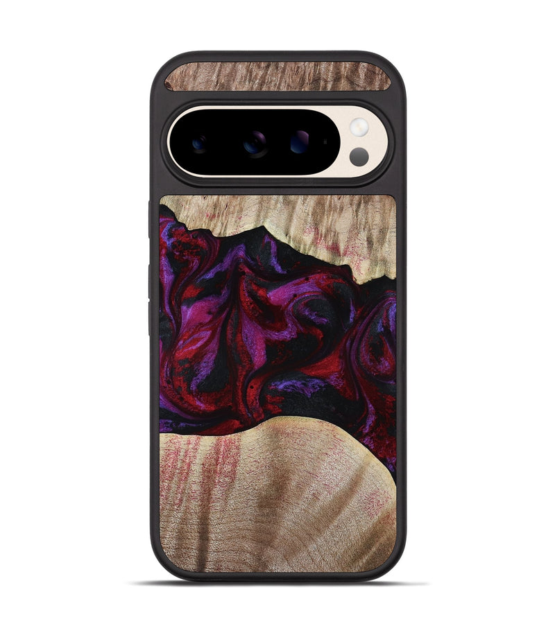 Pixel 10 Pro Wood Phone Case - Eliana (Red, 817620)