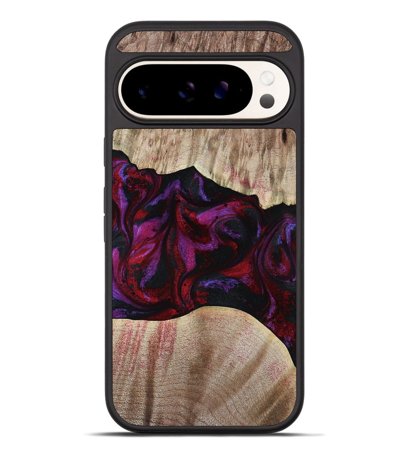 Pixel 10 Pro XL Wood Phone Case - Eliana (Red, 817620)