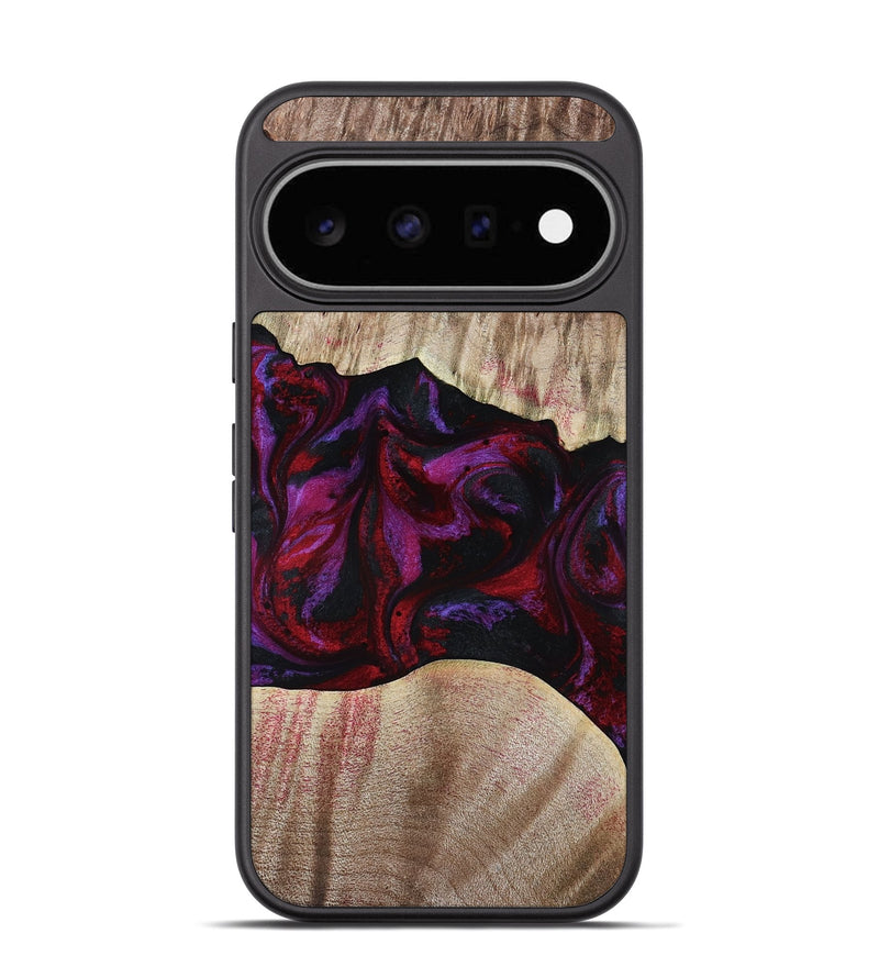 Pixel 11 Wood Phone Case - Eliana (Red, 817620)