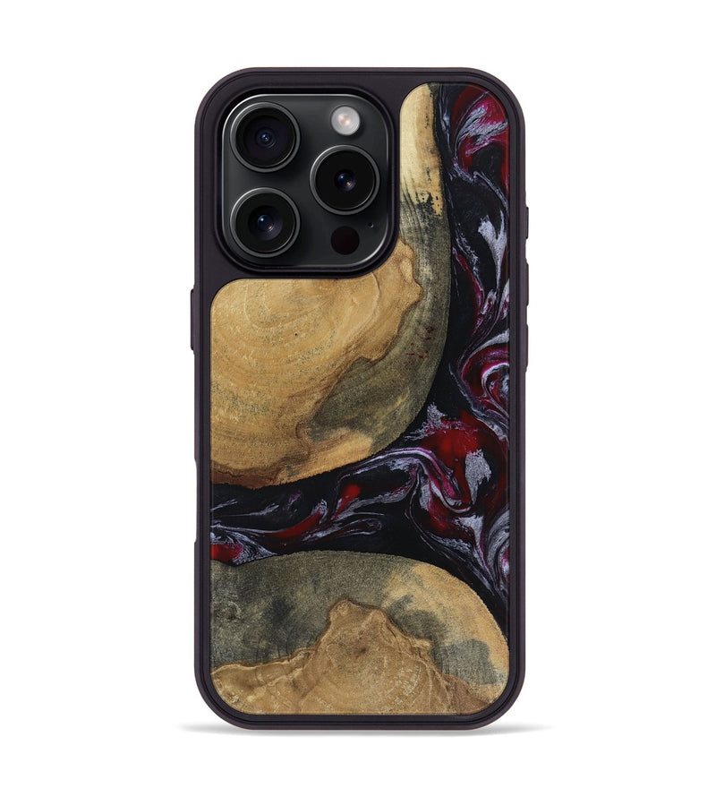 iPhone 16 Pro Wood Phone Case - Zelda (Red, 817623)