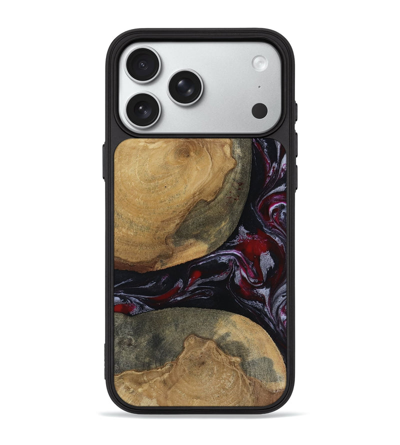 iPhone 18 Pro Max Wood Phone Case - Zelda (Red, 817623)