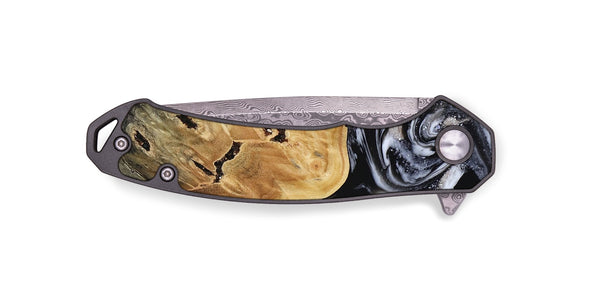 EDC Wood Pocket Knife - Oscar (Black & White, 817626)