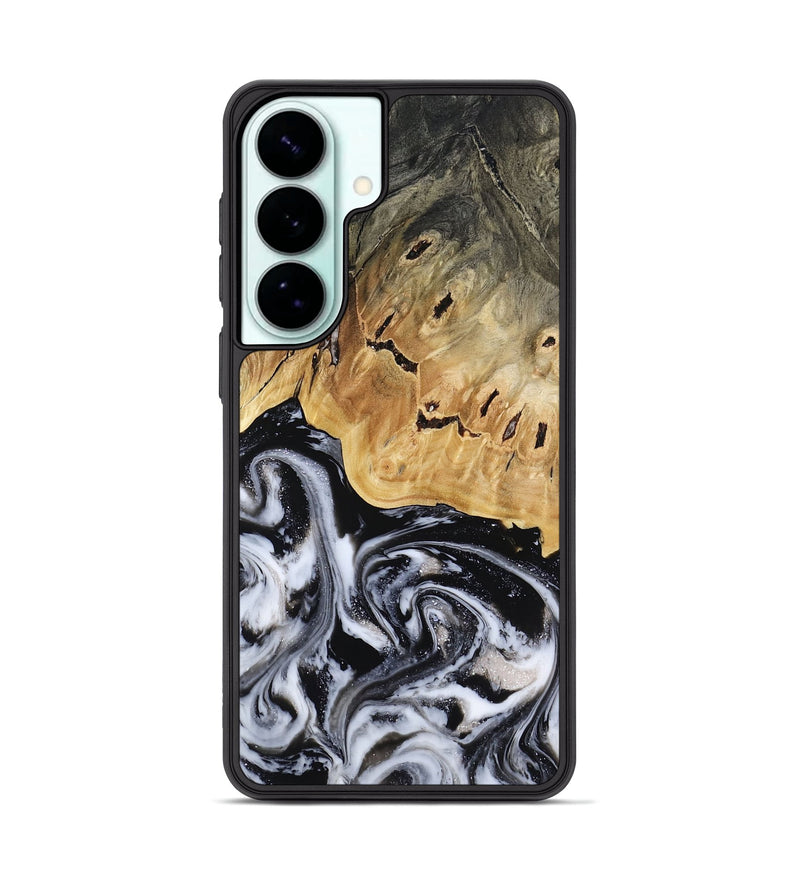 Galaxy S26 Plus Wood Phone Case - Oscar (Black & White, 817626)