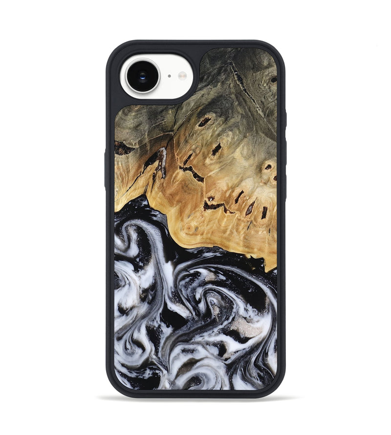 iPhone 17e Wood Phone Case - Oscar (Black & White, 817626)