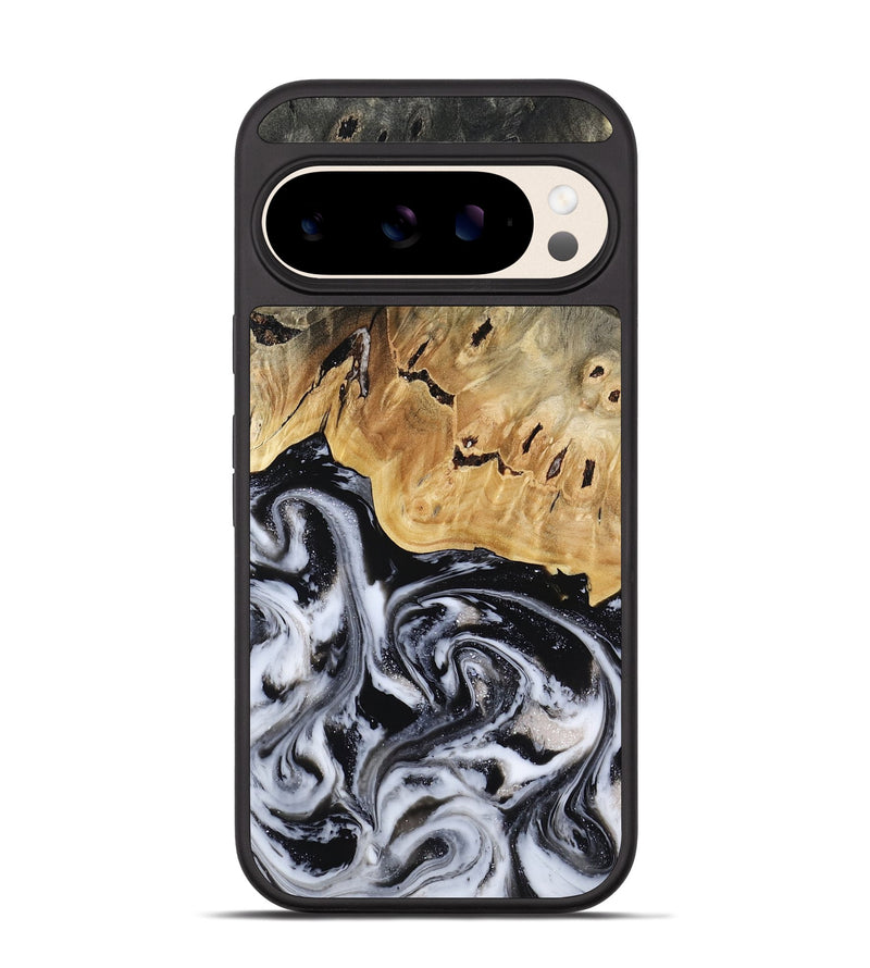Pixel 10 Wood Phone Case - Oscar (Black & White, 817626)
