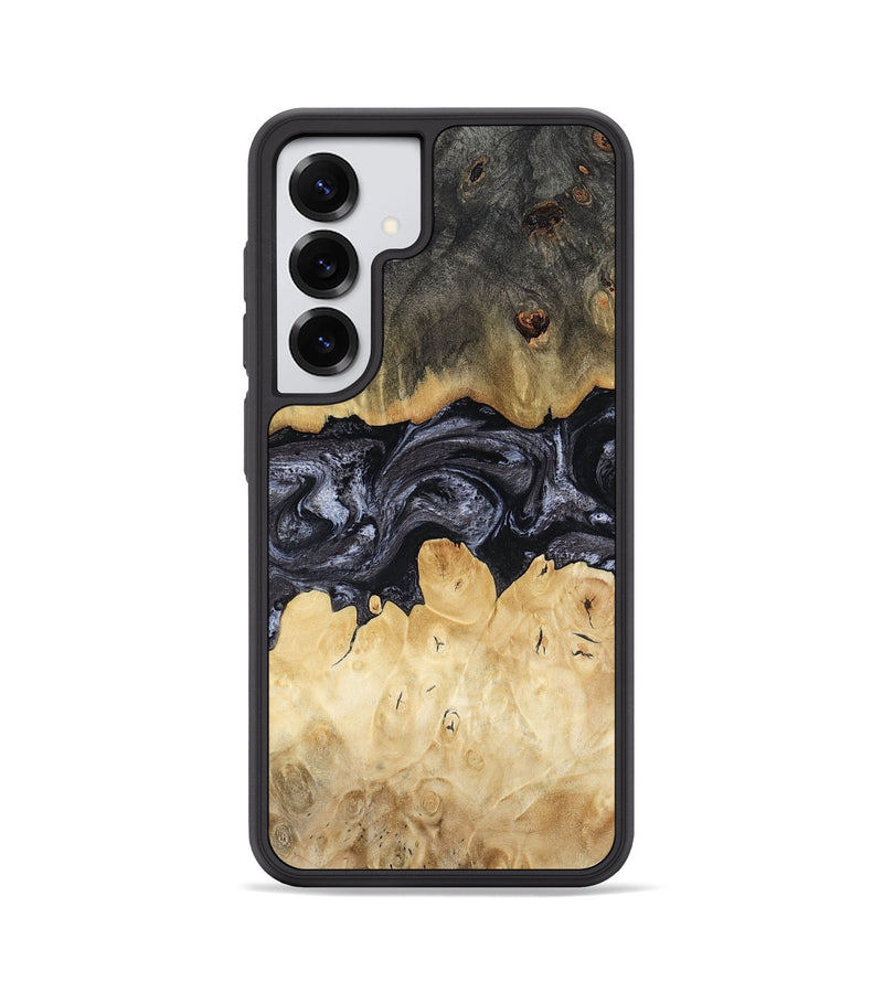 Galaxy S25 Wood Phone Case - Pennie (Black & White, 817628)