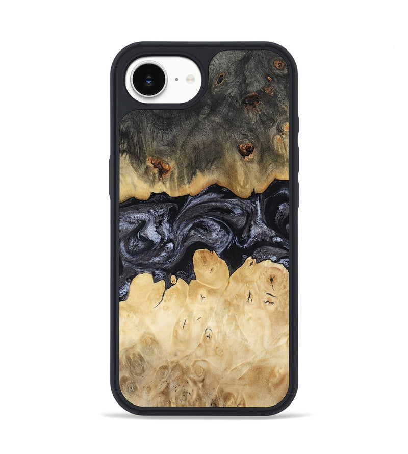 iPhone 16e Wood Phone Case - Pennie (Black & White, 817628)