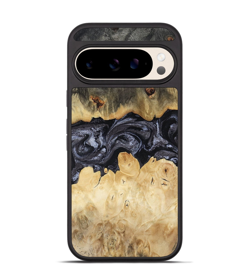 Pixel 10 Pro Wood Phone Case - Pennie (Black & White, 817628)