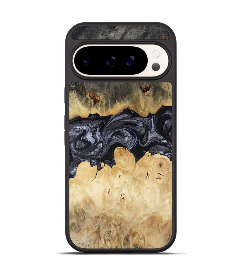 Pixel 9 Pro Wood Phone Case - Pennie (Black & White, 817628)