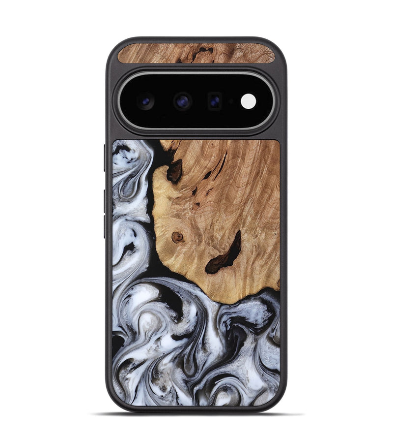 Pixel 11 Wood Phone Case - Arielle (Black & White, 817629)