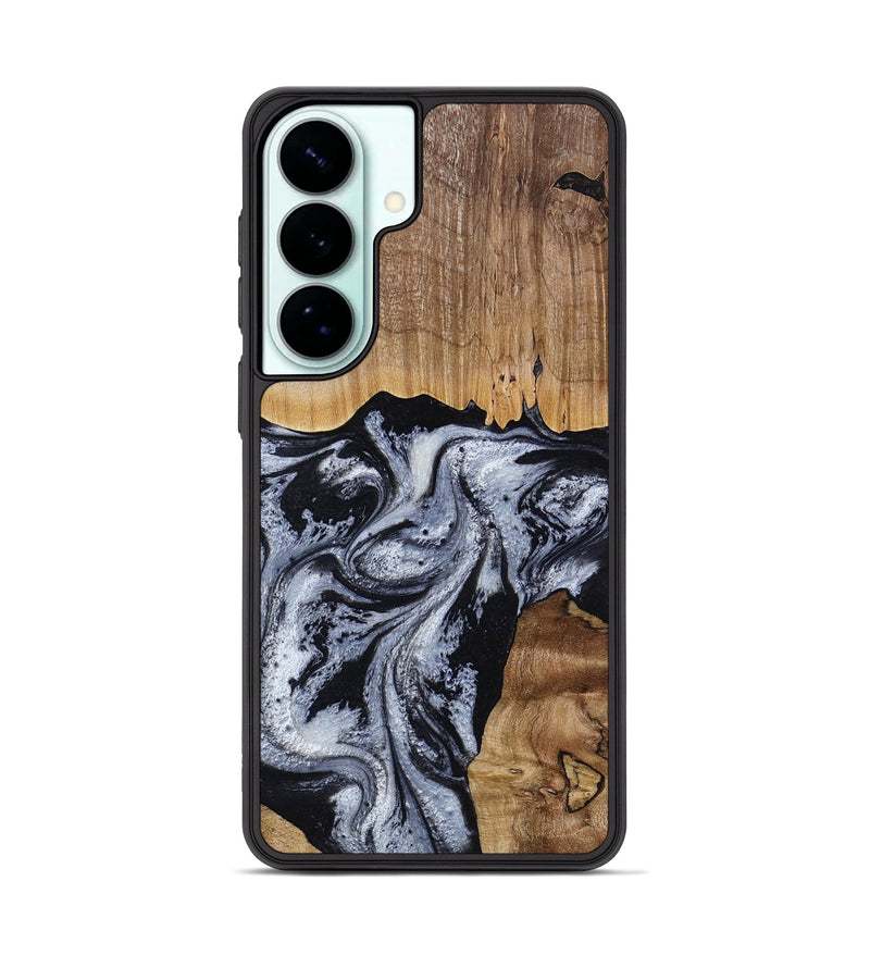 Galaxy S26 Plus Wood Phone Case - Kanisha (Black & White, 817632)