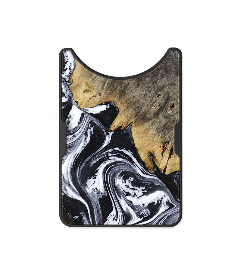 Alloy Wood Wallet - Tyler (Black & White, 817633)