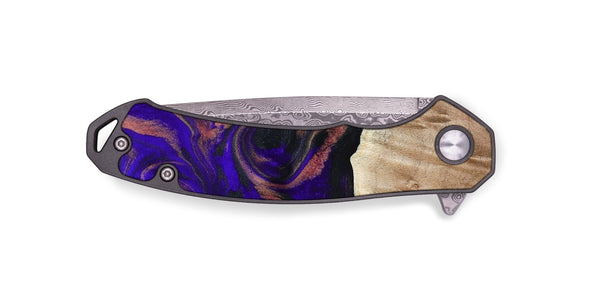 EDC Wood Pocket Knife - Marques (Purple, 817655)