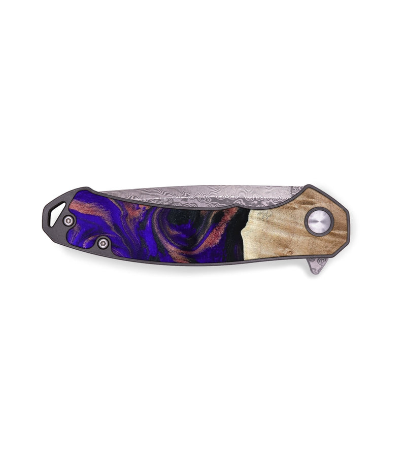 EDC Wood Pocket Knife - Marques (Purple, 817655)