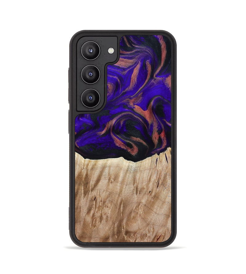 Galaxy S23 Wood Phone Case - Marques (Purple, 817655)