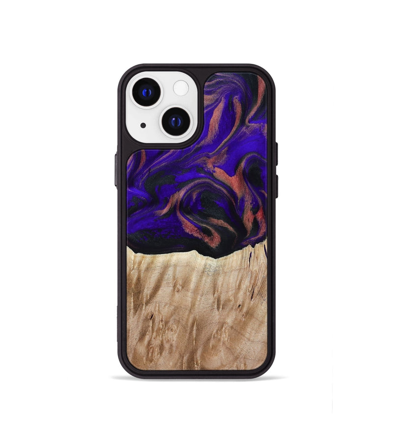 iPhone 13 mini Wood Phone Case - Marques (Purple, 817655)