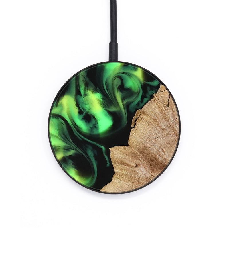 Circle Wood Wireless Charger - Sherry (Neon, 817657)