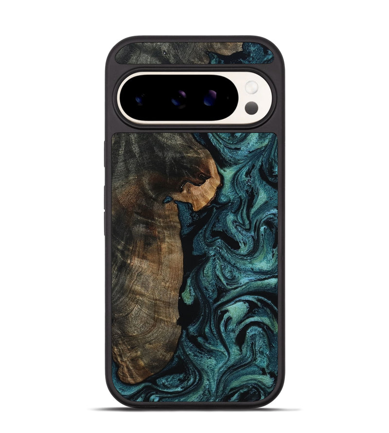 Pixel 9 Pro Wood Phone Case - Kristen (Green, 817659)