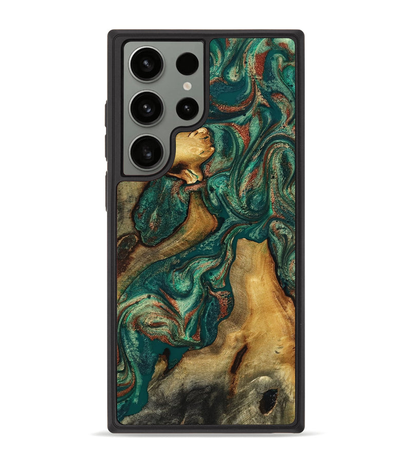 Galaxy S23 Ultra Wood Phone Case - Jill (Green, 817661)