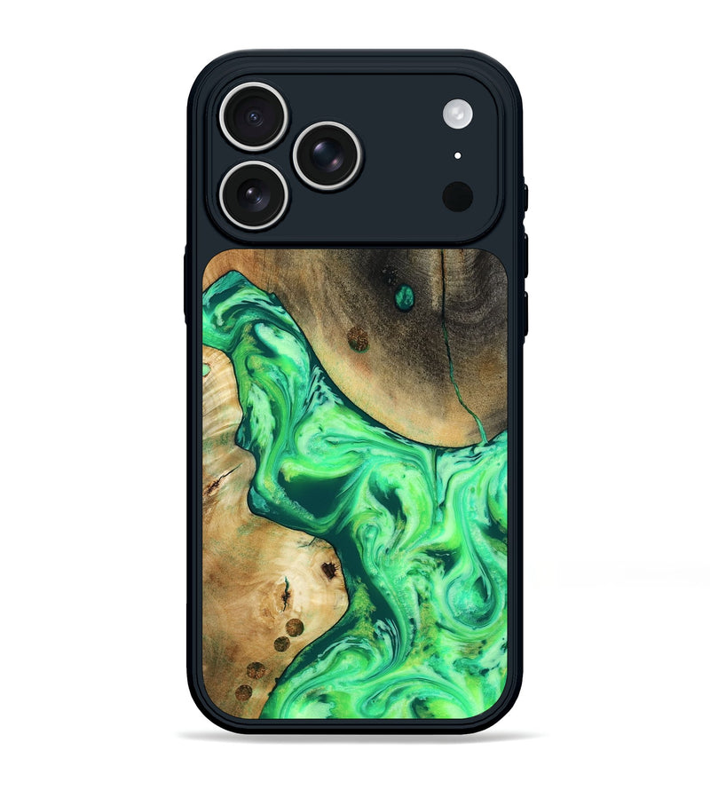 iPhone 17 Pro Max Wood Phone Case - Vanessa (Neon, 817683)