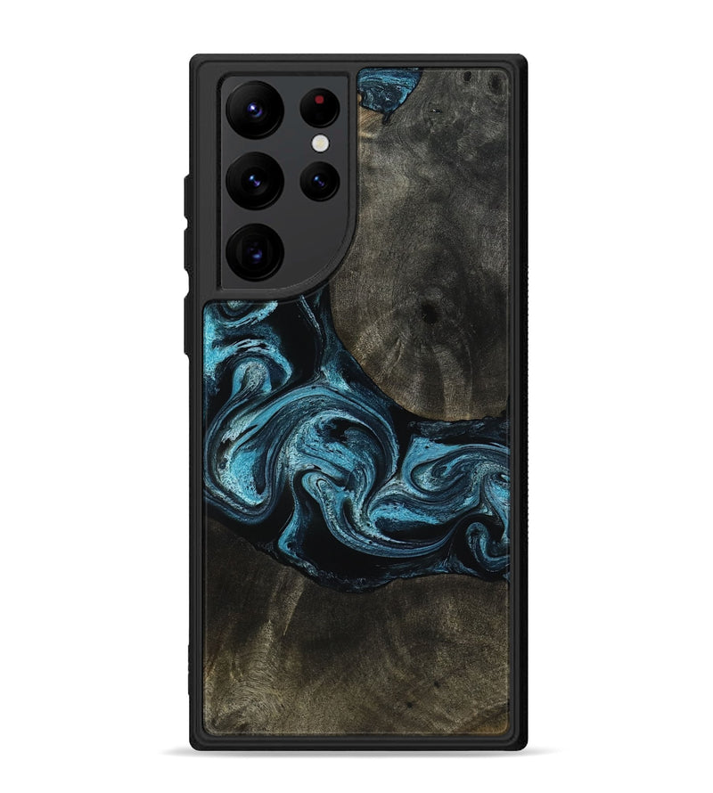 Galaxy S22 Ultra Wood Phone Case - Grady (Blue, 817688)