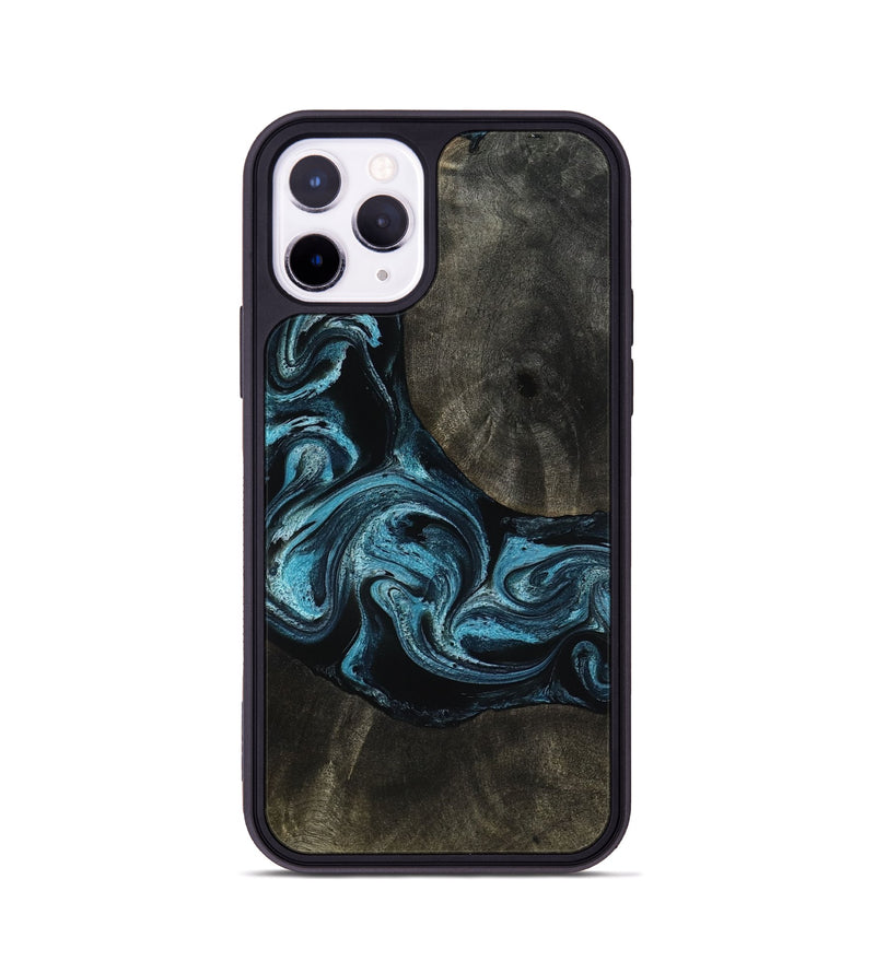 iPhone 11 Pro Wood Phone Case - Grady (Blue, 817688)