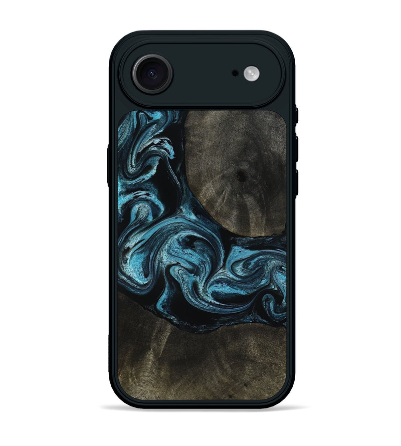 iPhone 17 Air Wood Phone Case - Grady (Blue, 817688)