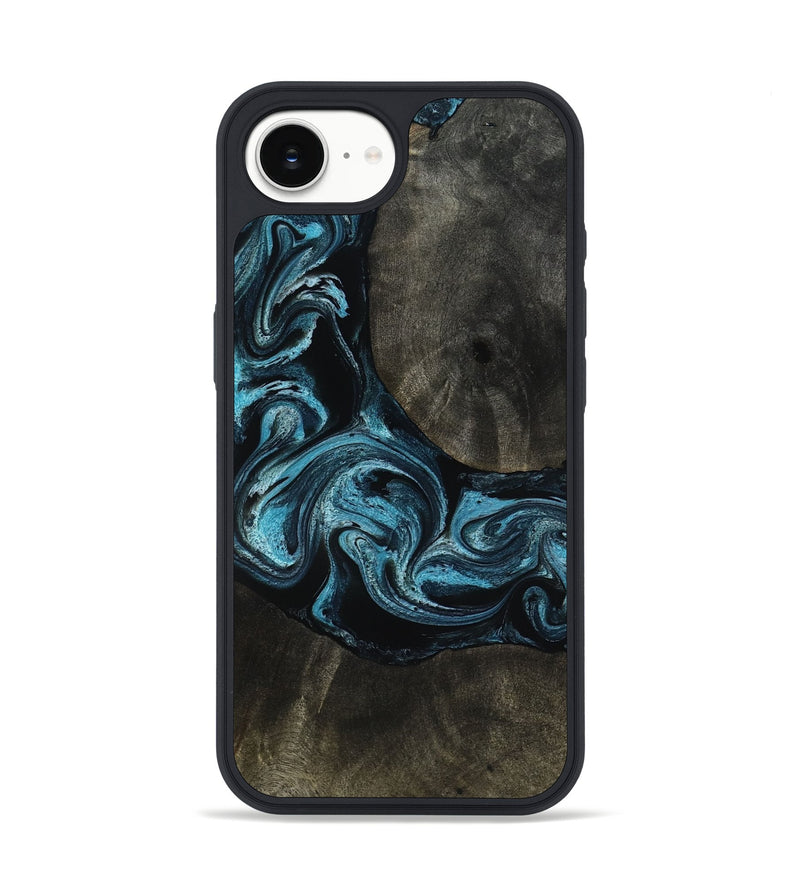 iPhone 17e Wood Phone Case - Grady (Blue, 817688)