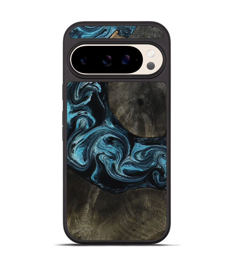 Pixel 10 Pro Wood Phone Case - Grady (Blue, 817688)
