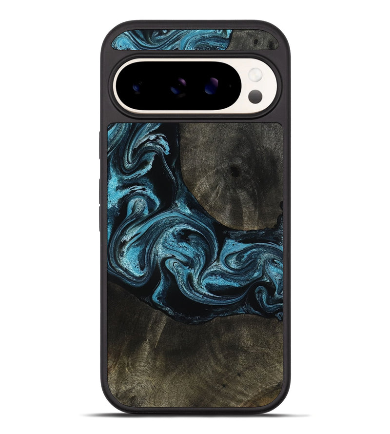 Pixel 10 Pro XL Wood Phone Case - Grady (Blue, 817688)