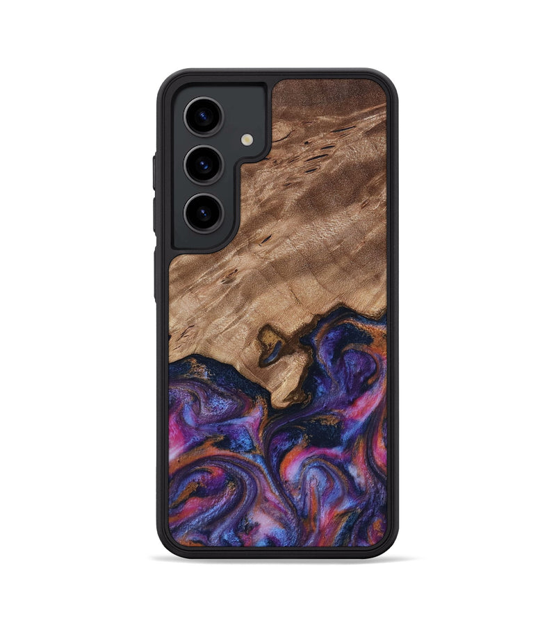Galaxy S24 Wood Phone Case - Will (Blue, 817696)